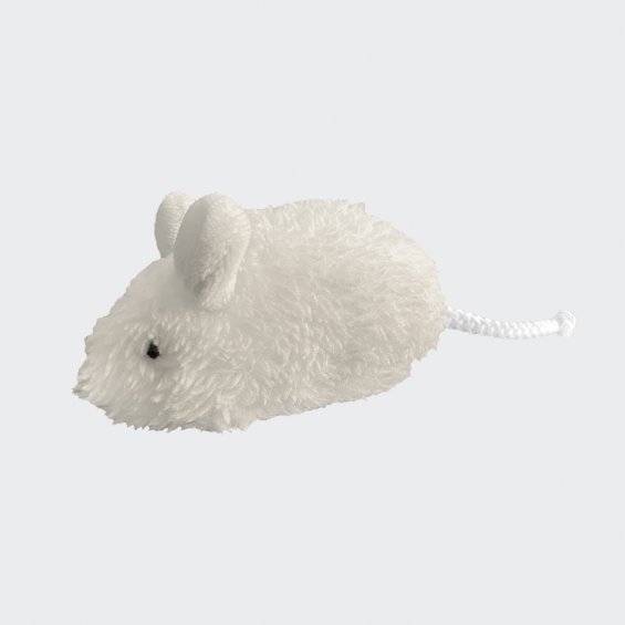 mouse with catnip beige
