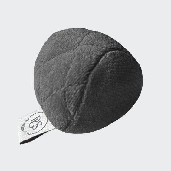 Ball with rattle anthracite