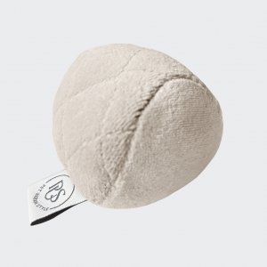 Ball with rattle beige