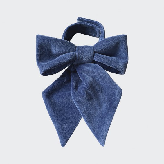 Decorative bow indigo