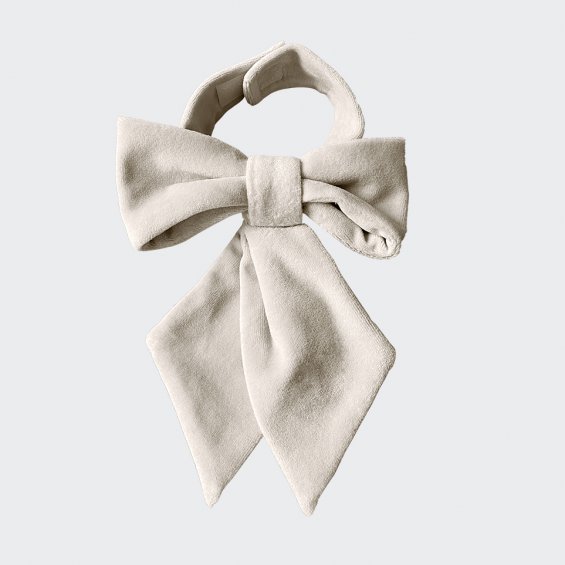 Decorative bow beige