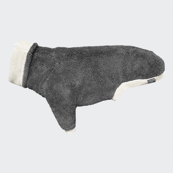 Plush turtleneck anthracite