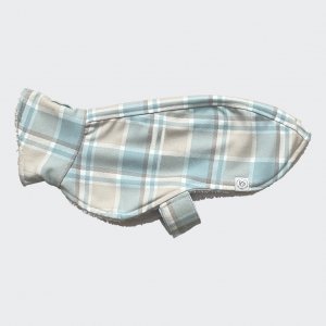 Coat checkered mint