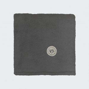 Plush blanket anthracite