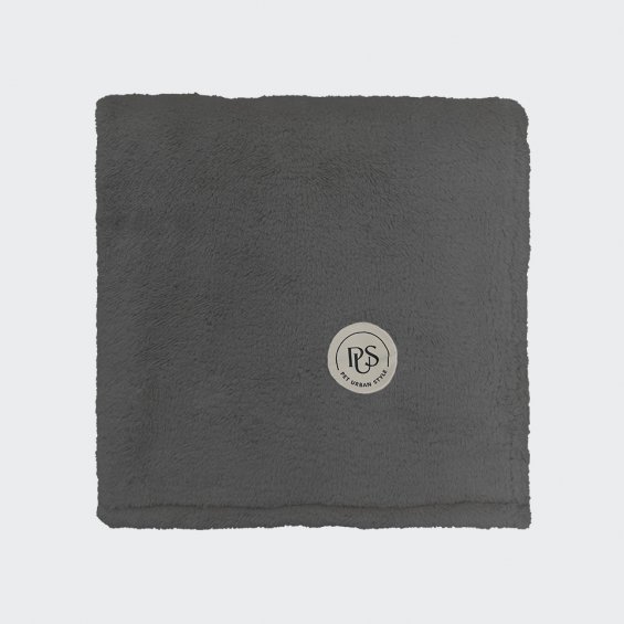 plush blanket anthracite