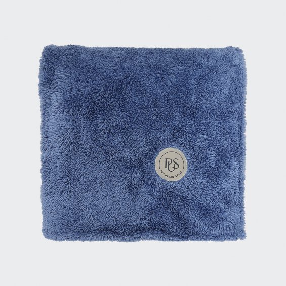 plush blanket indigo