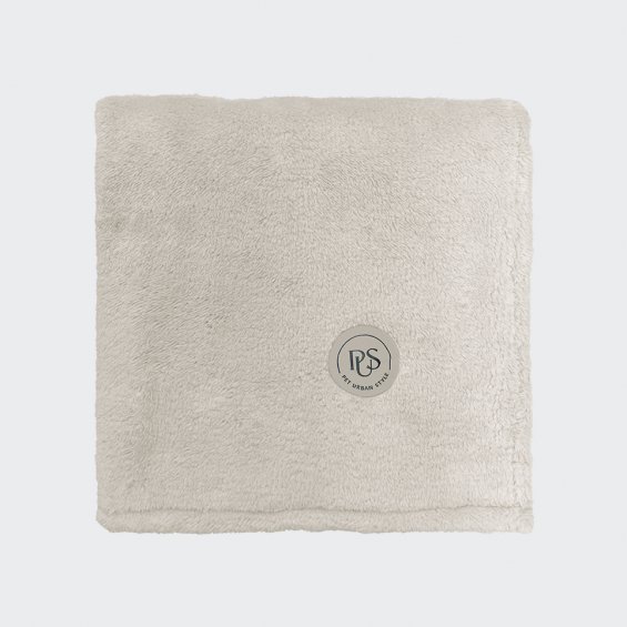 plush blanket beige