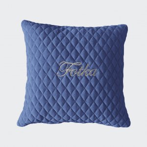 Pillow square with name indigo